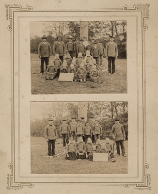 Grupipilt: pühapäevakooli lapsed Vormsil.  duplicate photo