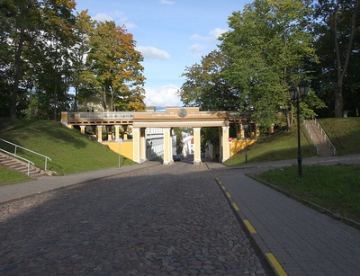 Vaade Lossi tänavalt Inglisillale rephoto