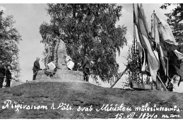 Vabadussõja Müüsleri lahingu mälestussamba pidulik avamine