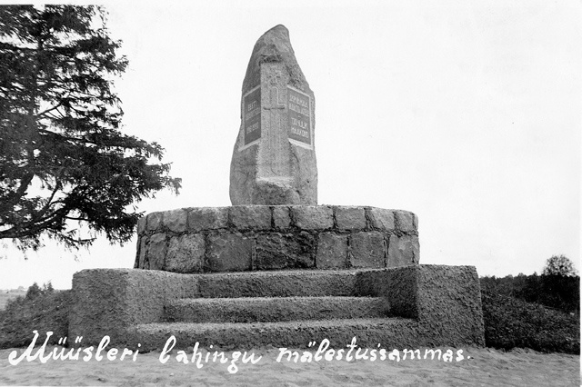 Vabadussõja Müüsleri lahingu mälestussammas