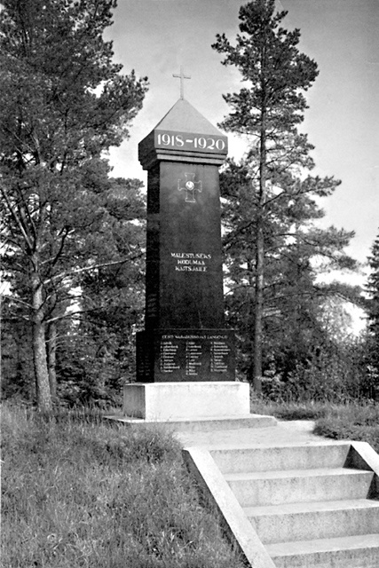 Vabadussõja mälestussammas Haljalas