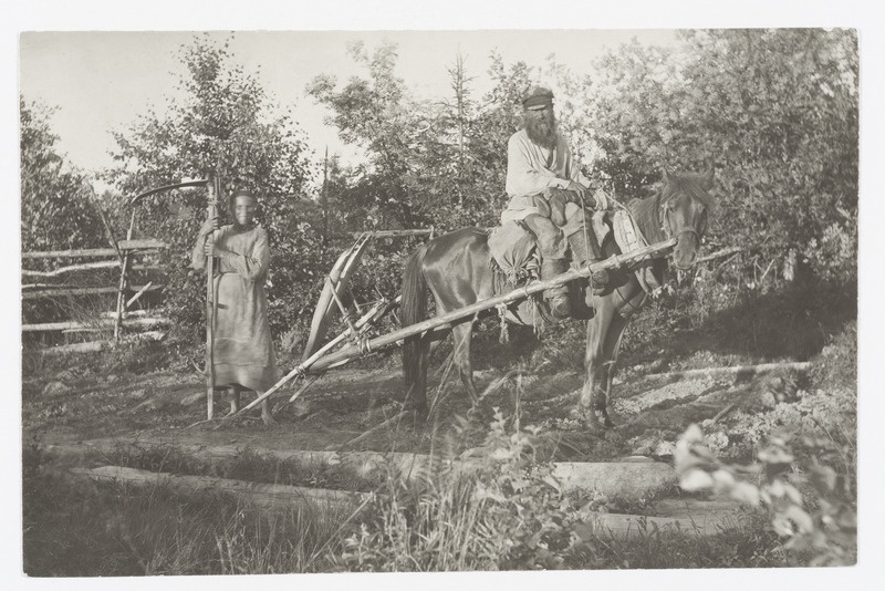 Vepslane pärast kündi harkadraga koduteel 1926. a.