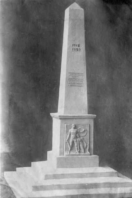 Põlva Vabadussõja mälestusmärgi kavand