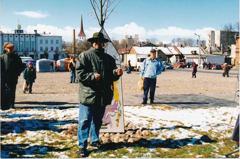 Vello Puujala pilt Rakvere Turu platsil