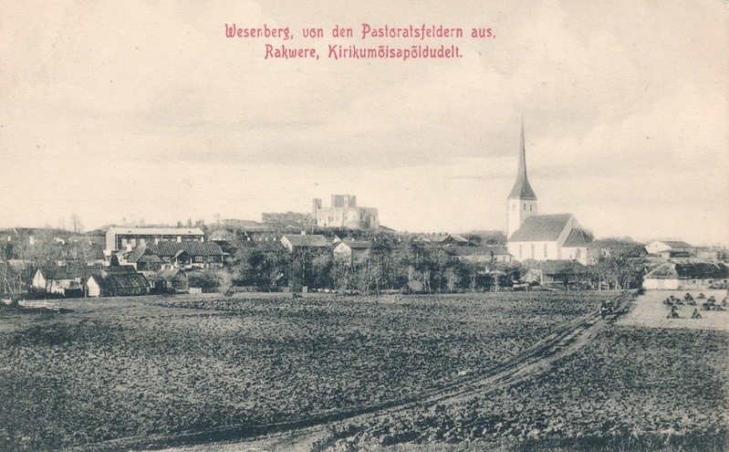 Rakvere, kirikumõisa põllud