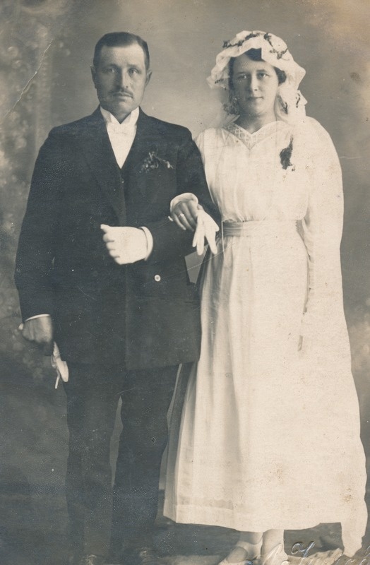 Eduard Rosenbaumi ja Elsa Painiku pulmapilt