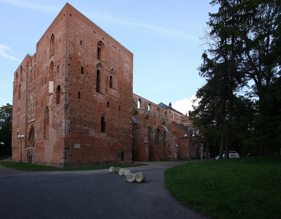 Toomkiriku varemed, vaade lõunast rephoto