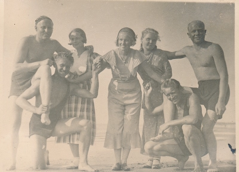 Rakvere Õpetajate Seminari vilistlased Narva-Jõesuu rannal