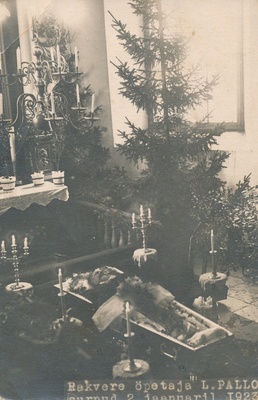 Rakvere kirikuõpetaja L. Palloni matus  duplicate photo