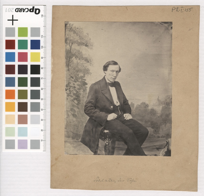 Portree: Gustav Schlater (1840- ...), sündis 20.01.1840. a Liivimaal. Õppis 1859-64. a Tartu Ülikoolis arstiteadust. Töötas Peterburis ühes vabrikus.