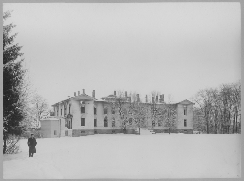 Järvakandi mõis pärast 1905.a ülestõusu käigus toimunud mõisate põletamist.