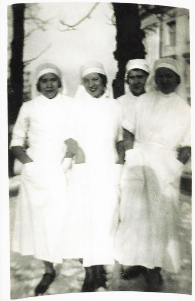 Nurses in the Central Hospital of Defence Forces in winter