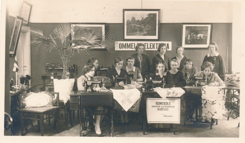 Firma "Singer" õmbluskursused Rakveres