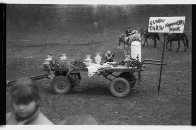 Dionysia 1992, fertility ritual at the opening of Dionysia; "Caric"  similar photo