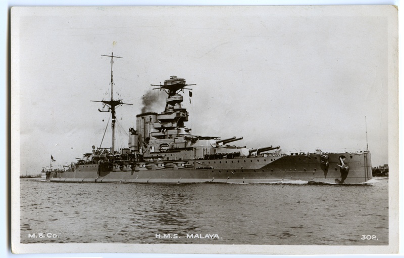 Suurbritannia lahingulaev "Malaya".