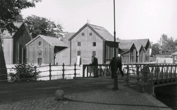 Hamnbron i Nyköping ca 1935