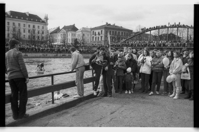 Spring Days of students 1992, in front of the boat rally Kaunas Emajõel  similar photo