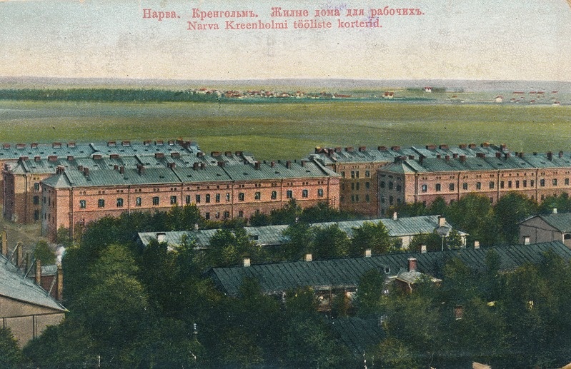 Narva, Kreenholmi tööliste elumajad