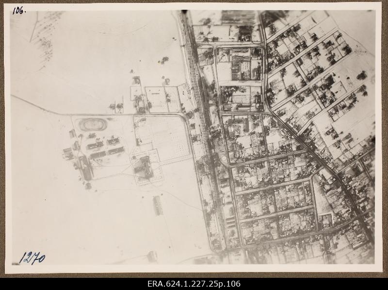 View from air to snow settlement; photo 1. Number of photo positives in the air force auction