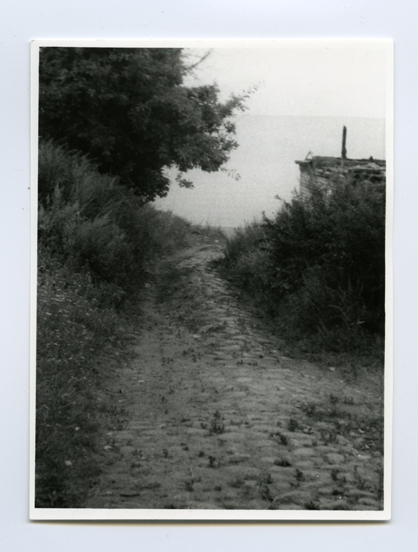 Kallaste. Port Street. At the end of the street the port was located