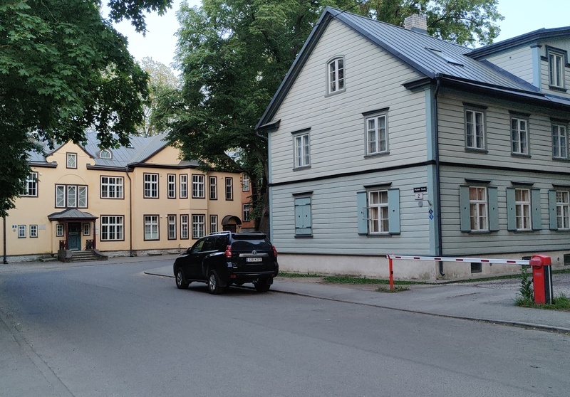 View of the building Süda Street 2. rephoto