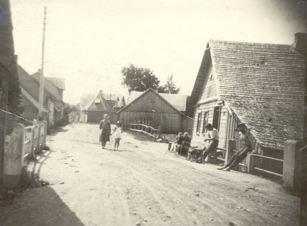 Photo bridge in the city of Kallaste ca 1950