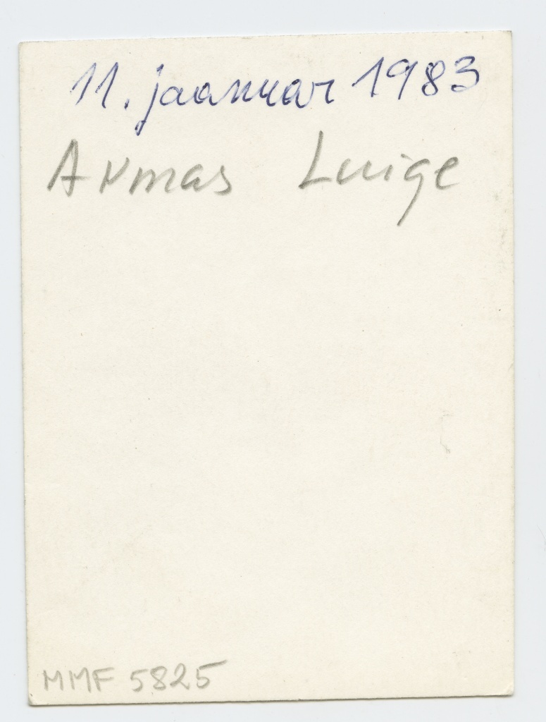 Armas Luige, portreefoto