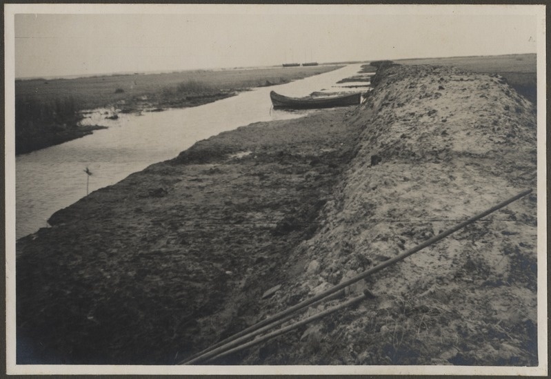 Veeteede Valitsuse poolt teostatud Piirissaare kanali kaevamine: Vaade valminud kanalile