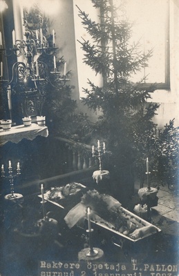 Rakvere Kolmainu koguduse pastor L. Palloni matus  duplicate photo