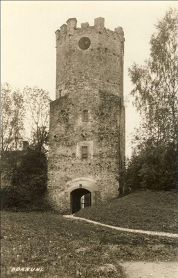 Porkun Fortress Tower  duplicate photo