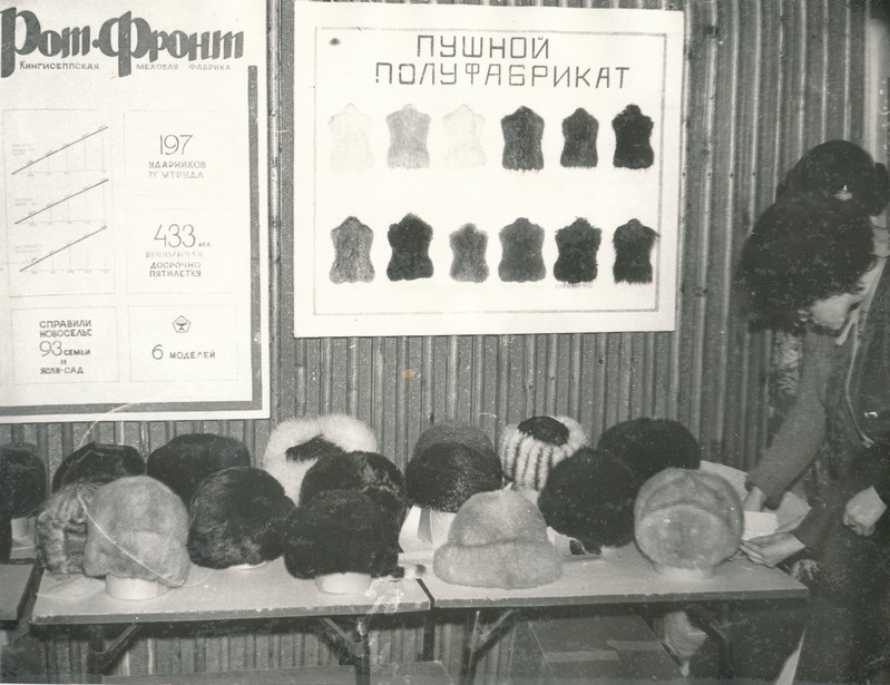 Kingissepa karusnahavabriku toodangunäidised