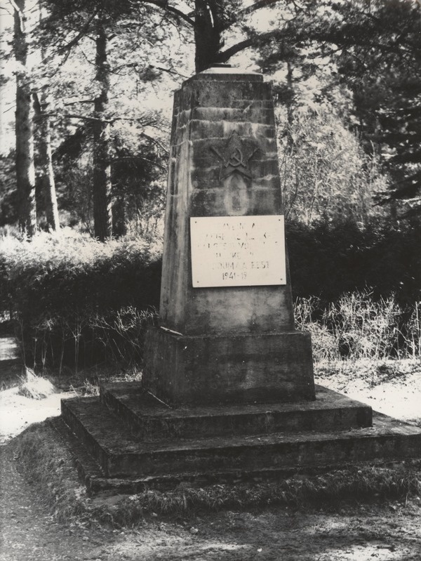 Haljala. Suures Isamaasõjas langenute vennashaud monumendiga