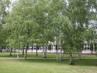Aruküla keskusehoone, vaade. Arhitekt Maie Penjam rephoto