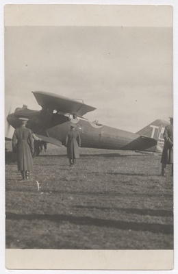 Poola lennuk Breguet 19 Tallinnas  duplicate photo