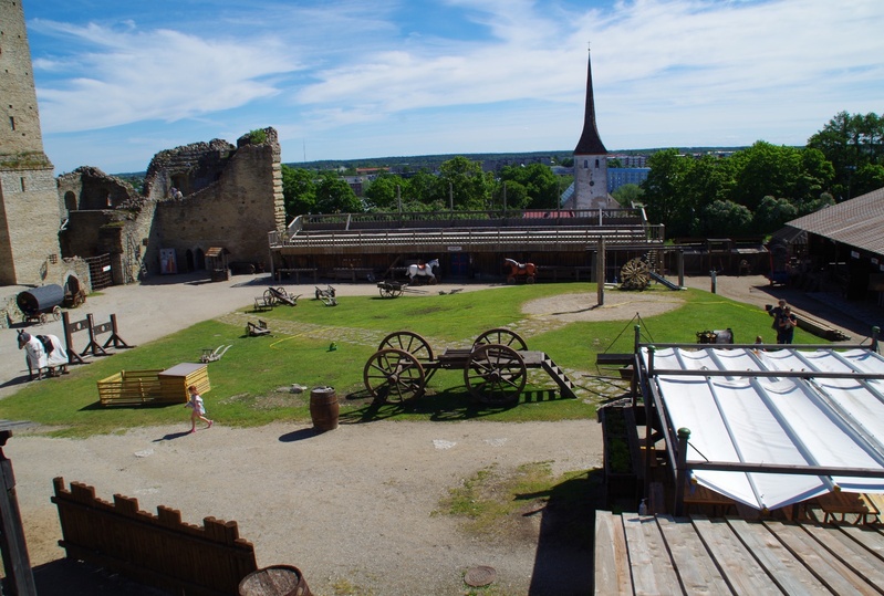 Rakvere linnus, avamine peale restaureerimist rephoto