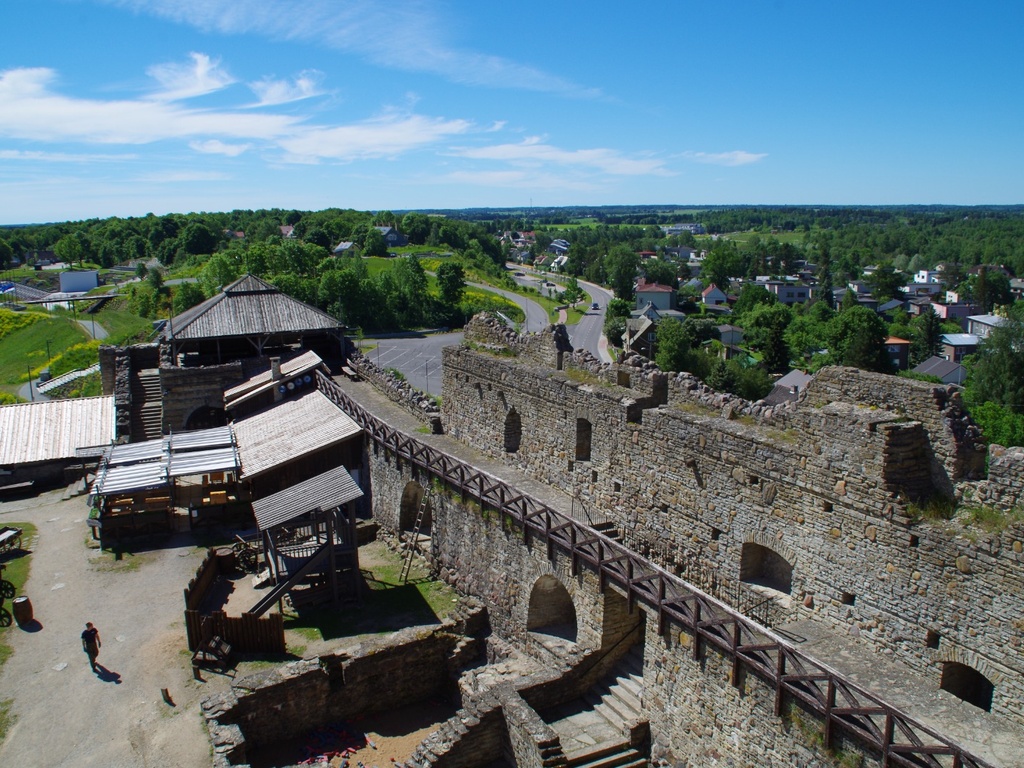 Rakvere Orthodox 5 - City interior and western wall rephoto