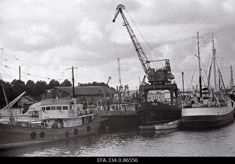 Fishing port in Pärnu.