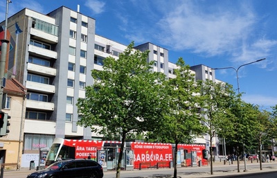 Apartment building in Tallinn, Tartu mnt 45/47. Arh. Ilmar Wood Forest rephoto