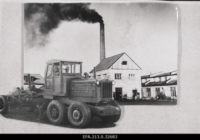 Paide Teedemasina Factory and the road tower V-10.  similar photo