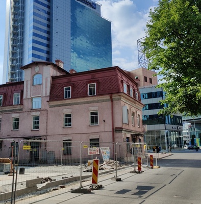 Biljajevi Gymnasium Building - Maakri 28, Tallinn (Last Kubu Gymnasium) rephoto