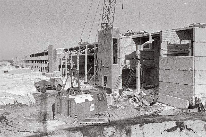 Construction of the Chrome Leather Factory.