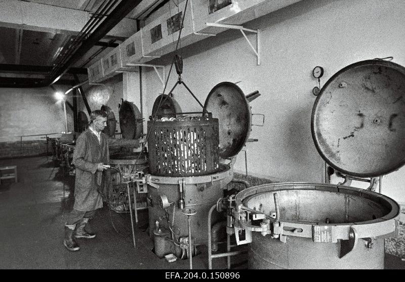 Autoclaves of the fishing factory of Colhose Peipsi Kalur Kallaste.