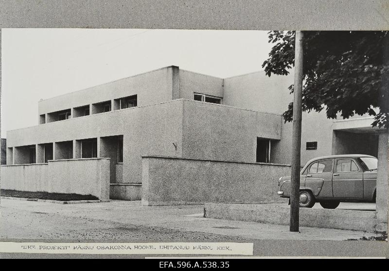 Building of the Pärnu Department of the Project built by Pärnu KEK.