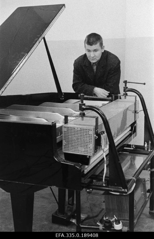 Piano input device at the Tallinn Klaver factory.