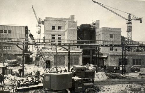 View of the Chemistry Component of Maardu in the construction stage of the Chechs