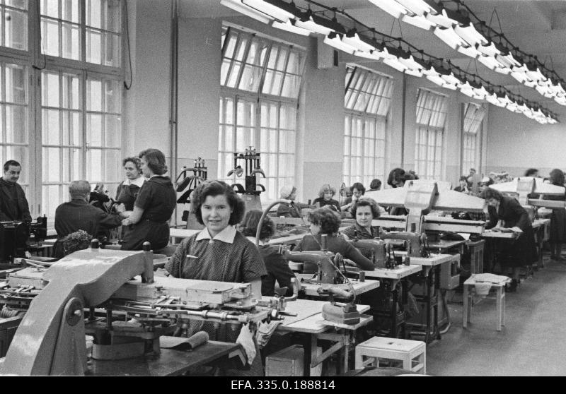 Sewing factory Baltika indoor view.