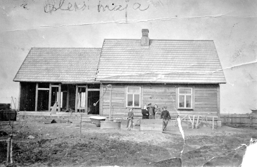 Building of the house in Tartu in Kruusamäe today