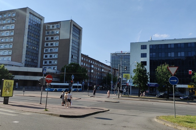 Rävala puiestee in Tallinn rephoto