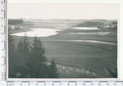 Lakes of Otepää: Kaarna - (taga), Alevi - (bad) and Juusajärv (bad), Otepää on the city hill in 1921  duplicate photo