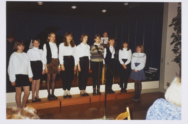 Concert of Otepää and Kumla music schools at Kumla congregation house